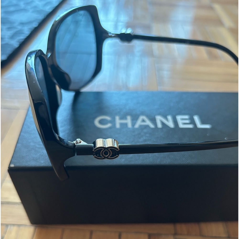 Authentic Chanel Sunglasses. Comes w box and sunglasses case. All pictured. - Picture 2 of 6